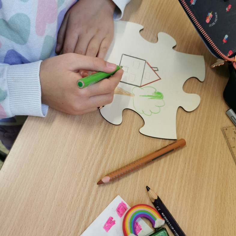 Puzzeln für den Weltkindertag